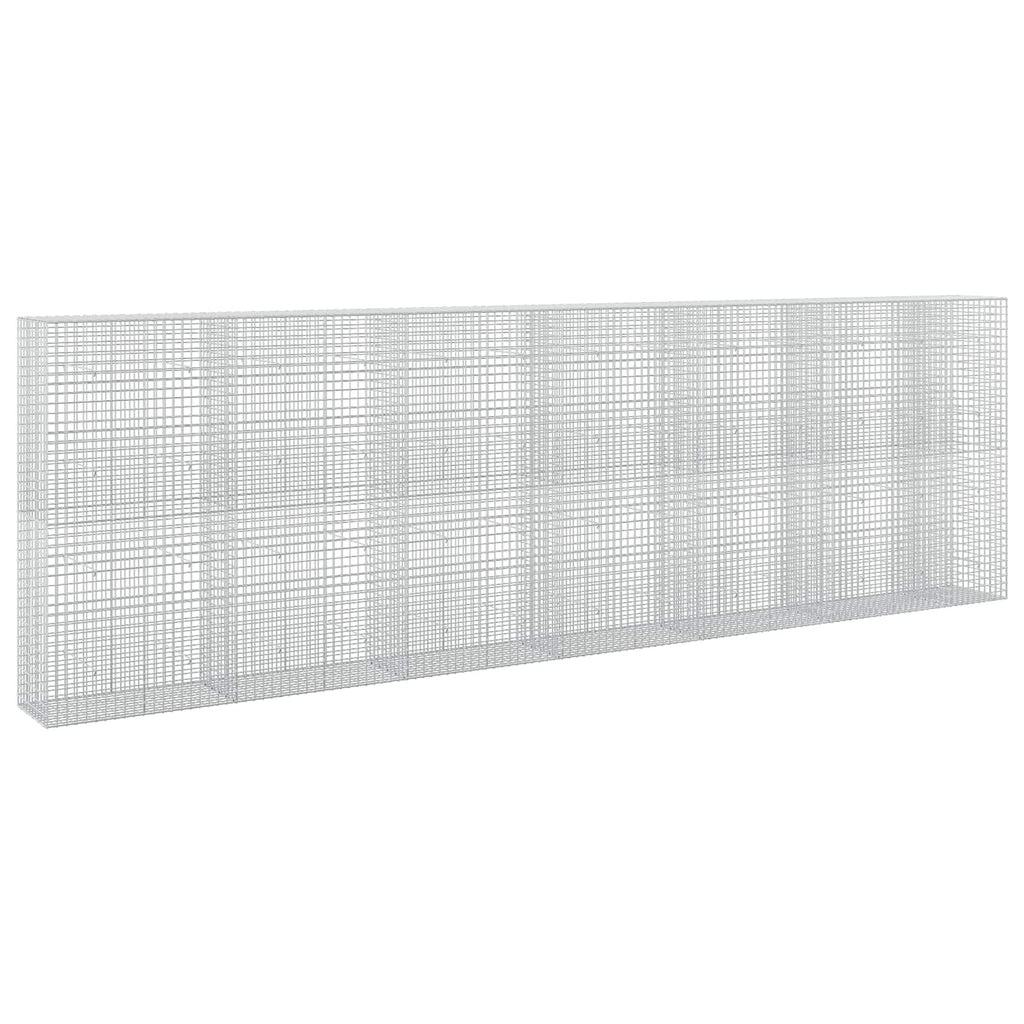 vidaXL Gabion z drutu 3,5 mm i siatką 5x5 cm 650x50x200 cm