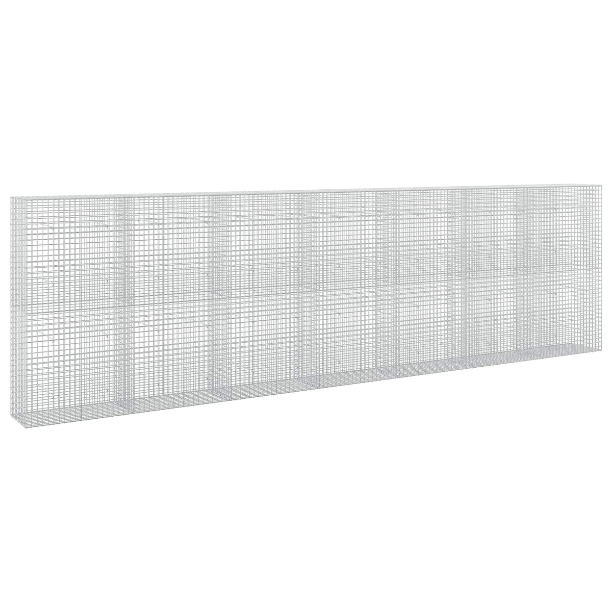 vidaXL Gabion z drutu 3,5 mm i siatką 5x5 cm 700x50x200 cm