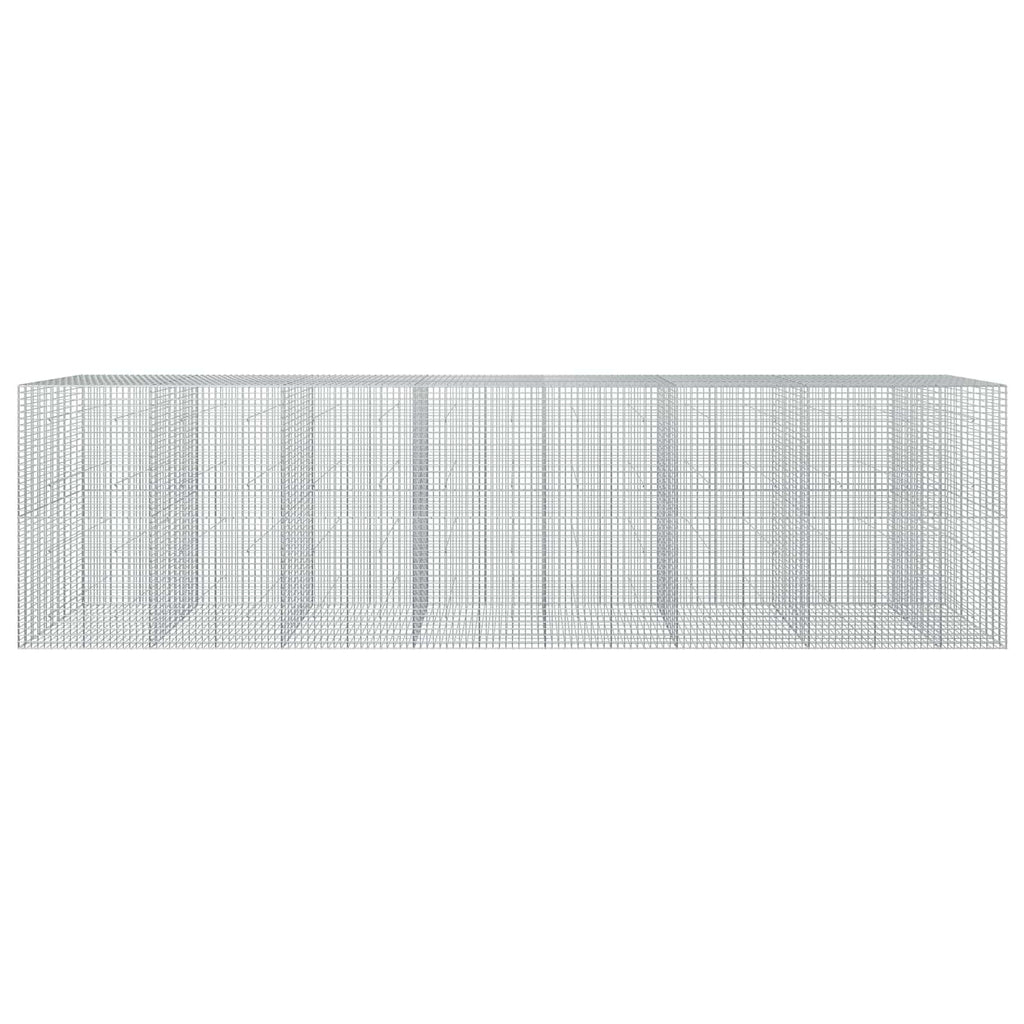 vidaXL Gabion z drutu 3,5 mm i siatką 5x5 cm 750x50x200 cm