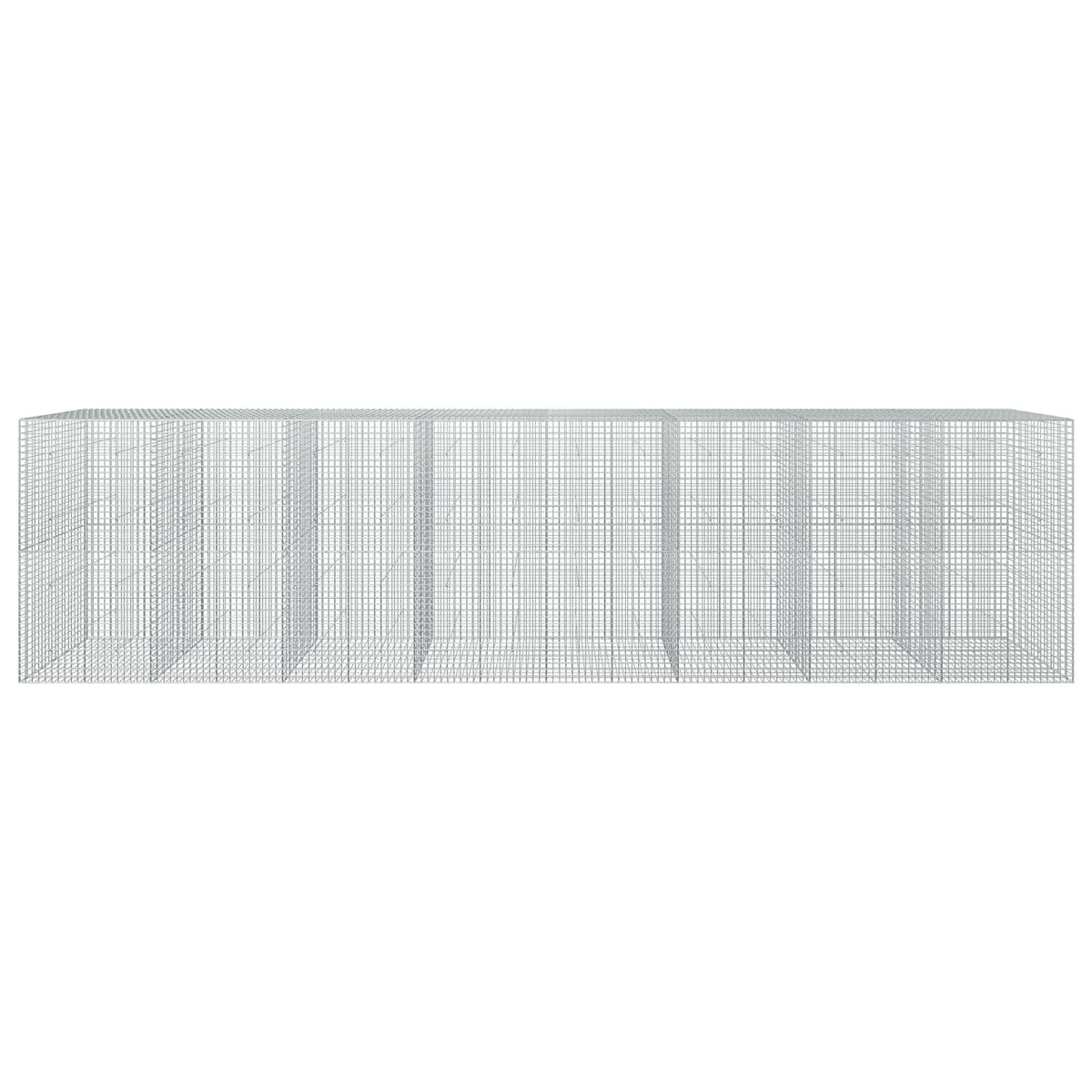 vidaXL Gabion z drutu 3,5 mm i siatką 5x5 cm 800x50x200 cm