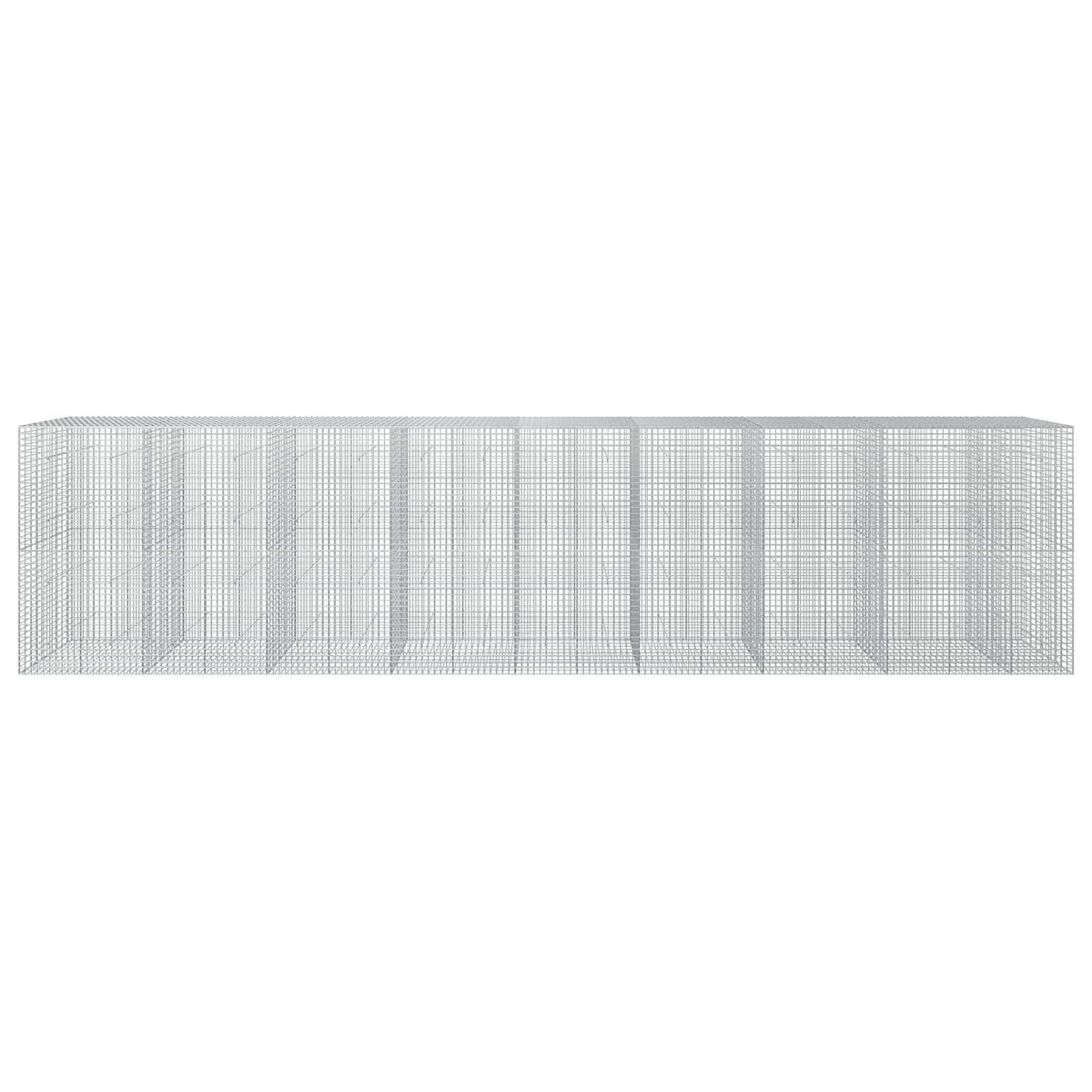 vidaXL Gabion z drutu 3,5 mm i siatką 5x5 cm 850x50x200 cm