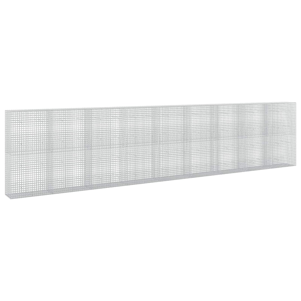 vidaXL Gabion z drutu 3,5 mm i siatką 5x5 cm 900x50x200 cm