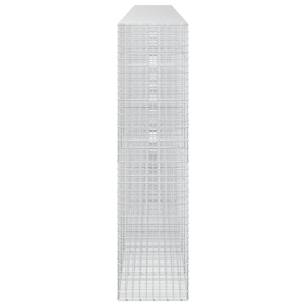 vidaXL Gabion z drutu 3,5 mm i siatką 5x5 cm 950x50x200 cm