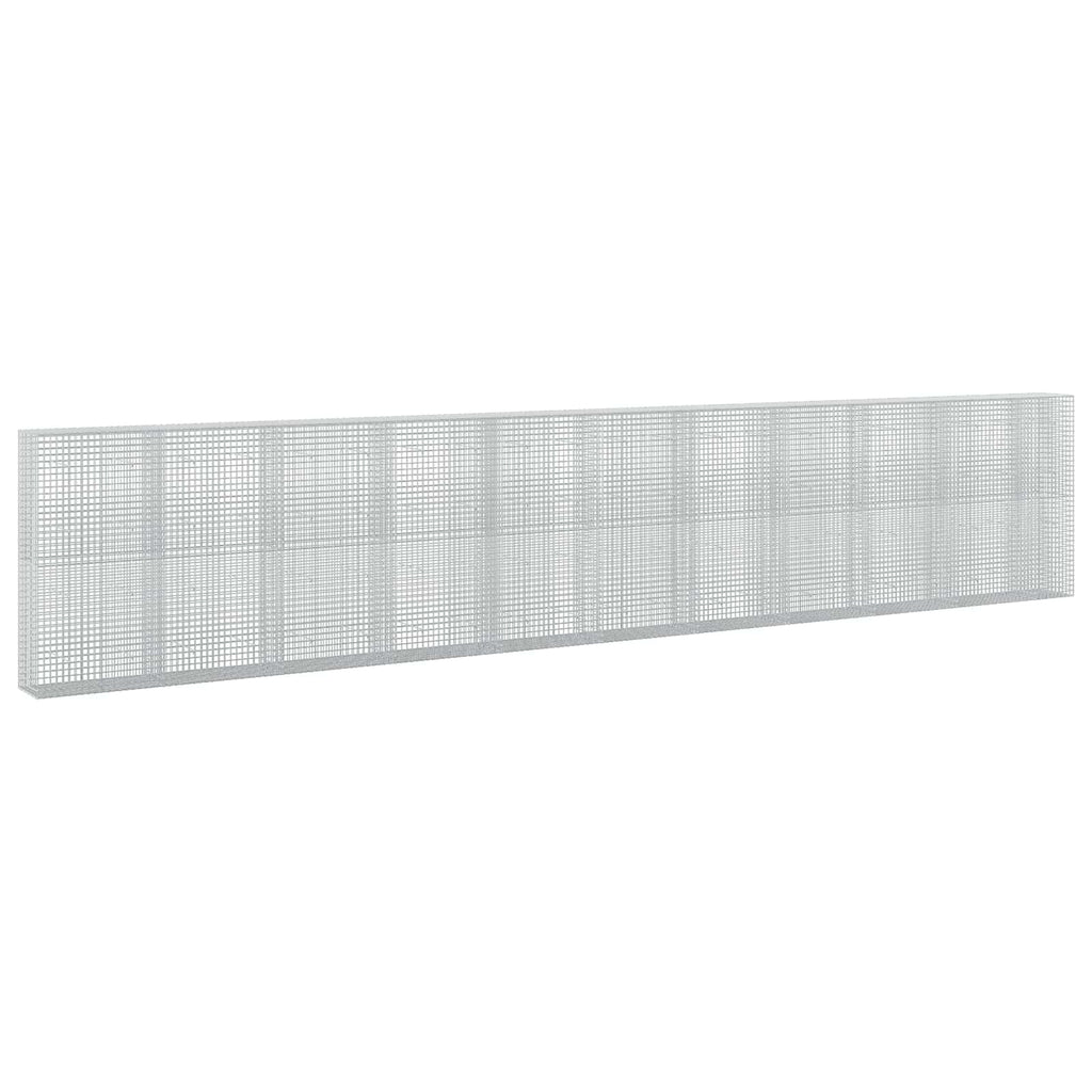 vidaXL Gabion z drutu 3,5 mm i siatką 5x5 cm 1050x50x200 cm