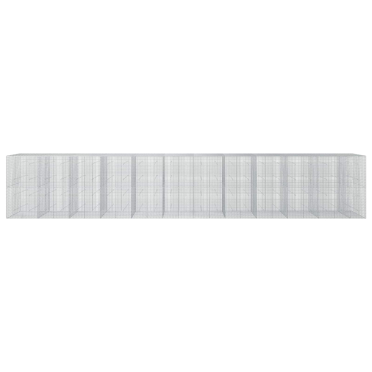 vidaXL Gabion z drutu 3,5 mm i siatką 5x5 cm 1150x50x200 cm