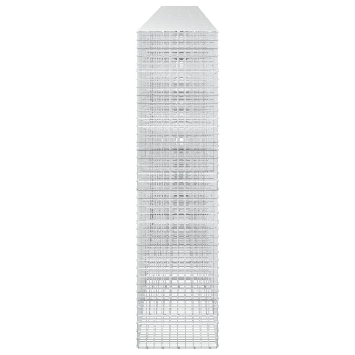 vidaXL Gabion z drutu 3,5 mm i siatką 5x5 cm 1200x50x200 cm
