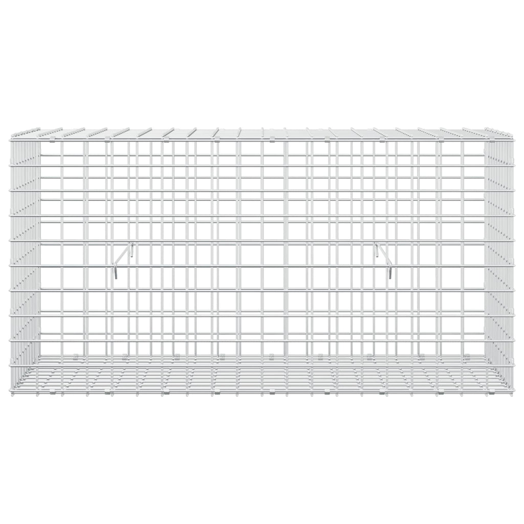 vidaXL Gabion z drutu 3,5 mm i siatką 5x5 cm 50x100x50 cm