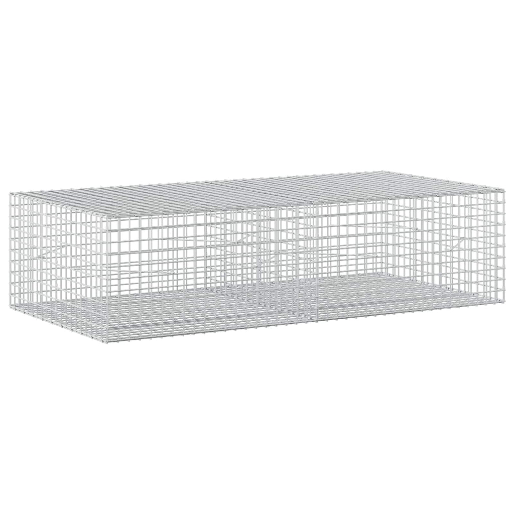vidaXL Gabion z drutu 3,5 mm i siatką 5x5 cm 200x100x50 cm