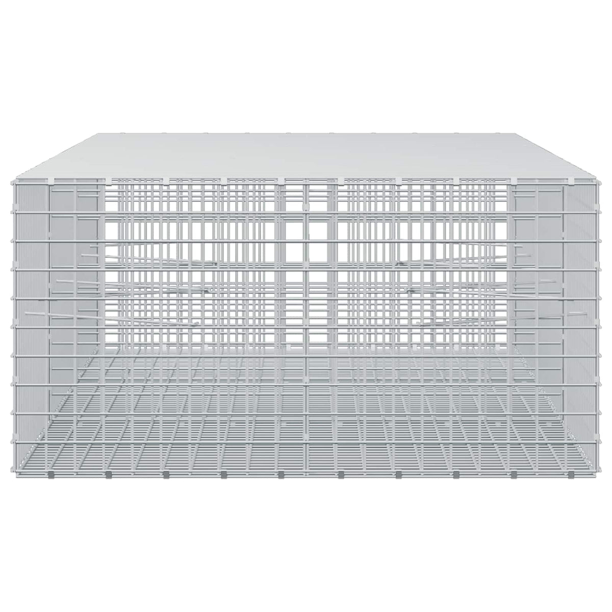 vidaXL Gabion z drutu 3,5 mm i siatką 5x5 cm 300x100x50 cm