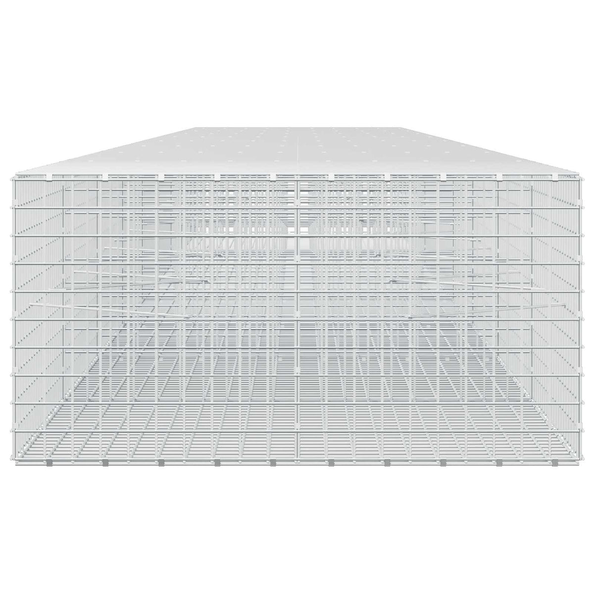 vidaXL Gabion z drutu 3,5 mm i siatką 5x5 cm 850x100x50 cm
