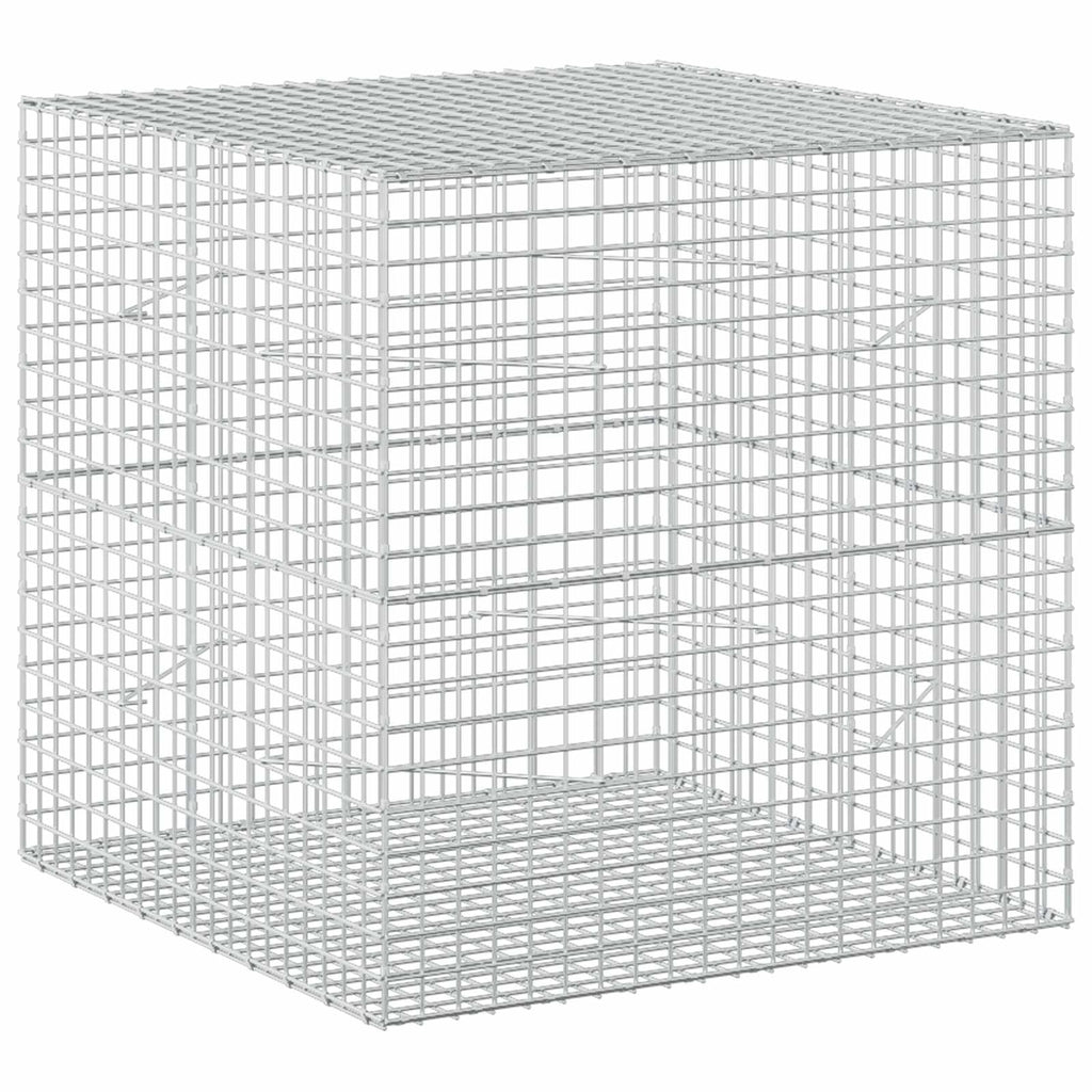 vidaXL Gabion z drutu 3,5 mm i siatką 5x5 cm 100x100x100 cm