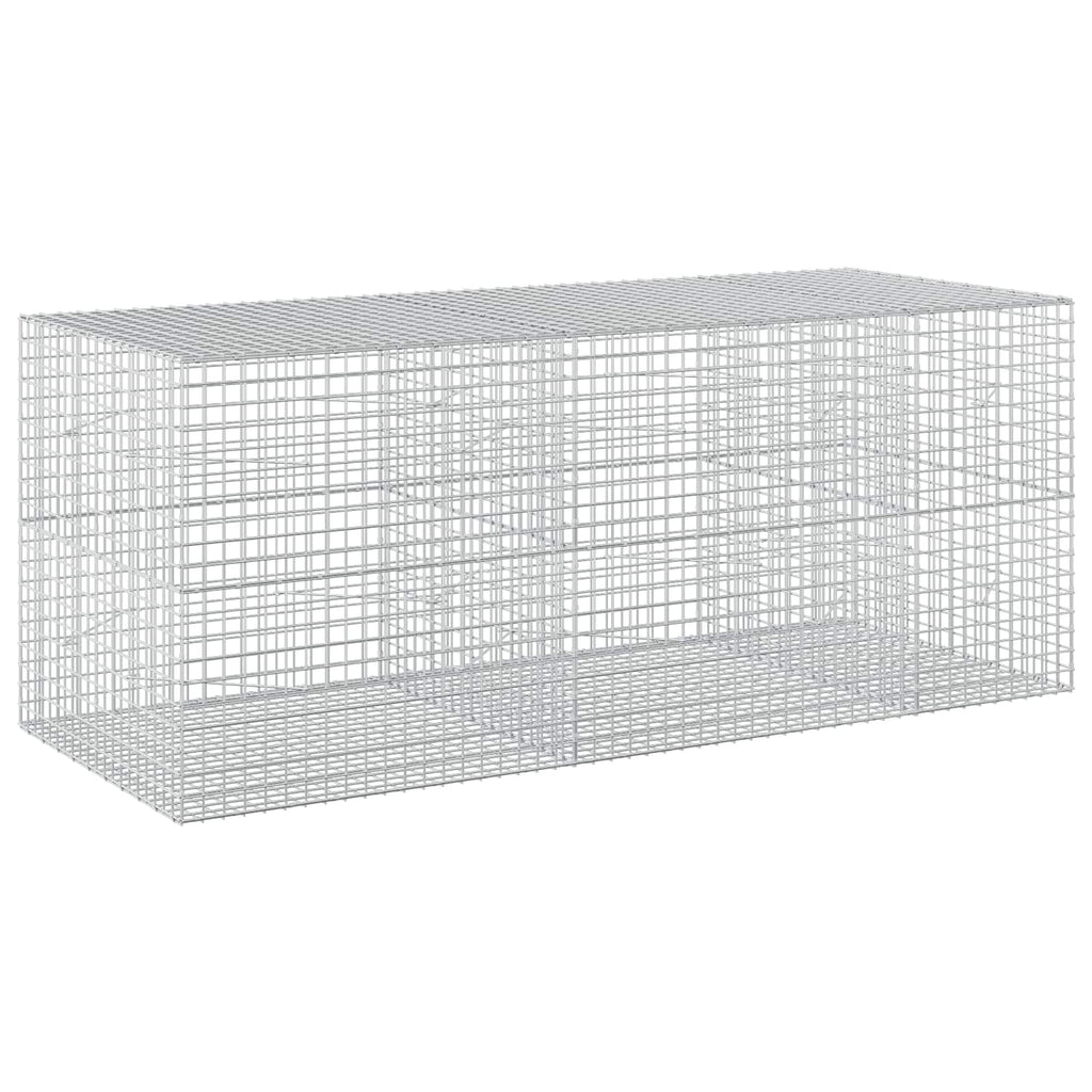 vidaXL Gabion z drutu 3,5 mm i siatką 5x5 cm 250x100x100 cm