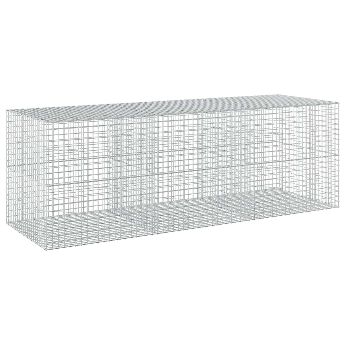 vidaXL Gabion z drutu 3,5 mm i siatką 5x5 cm 300x100x100 cm