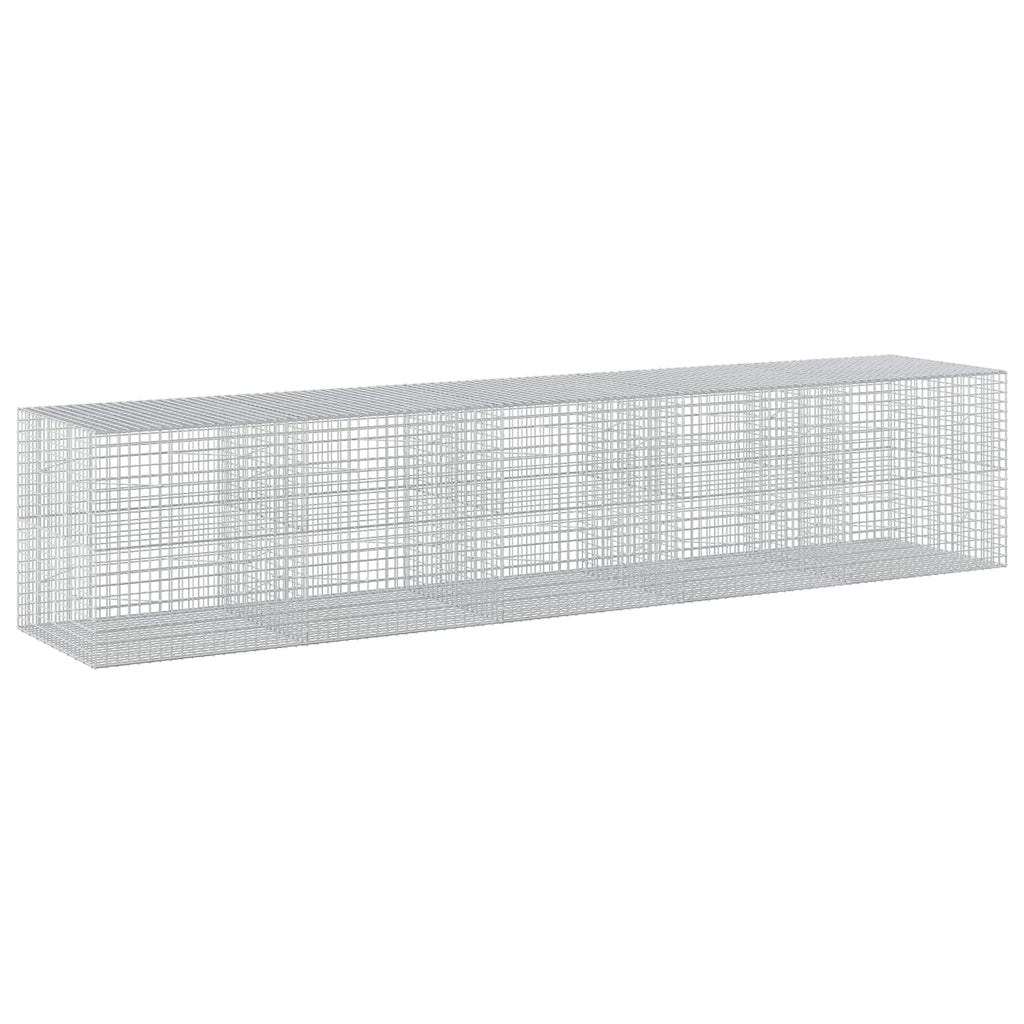 vidaXL Gabion z drutu 3,5 mm i siatką 5x5 cm 500x100x100 cm