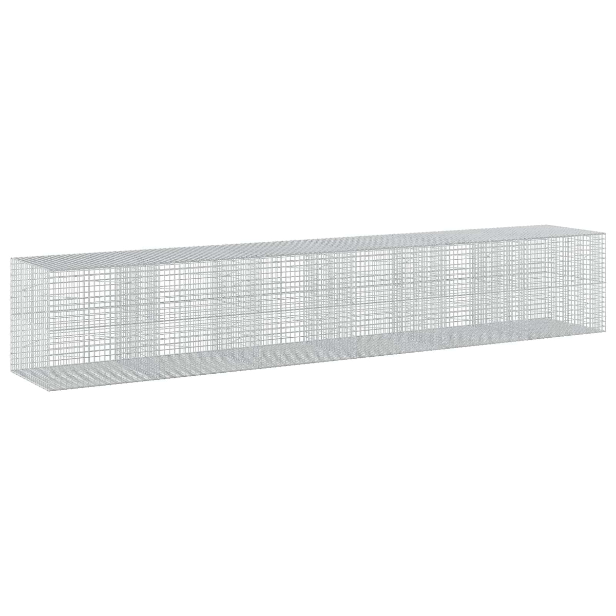 vidaXL Gabion z drutu 3,5 mm i siatką 5x5 cm 600x100x100 cm