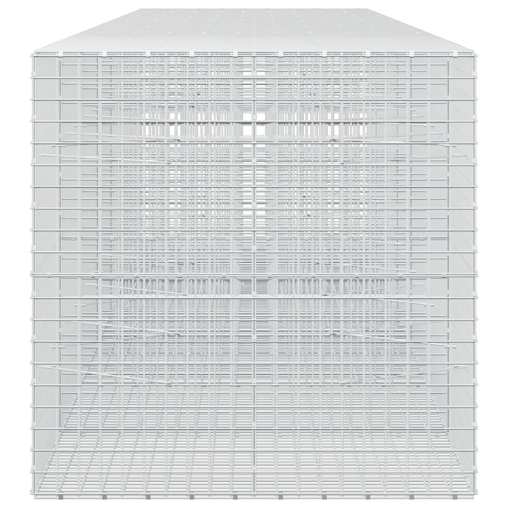 vidaXL Gabion z drutu 3,5 mm i siatką 5x5 cm 700x100x100 cm