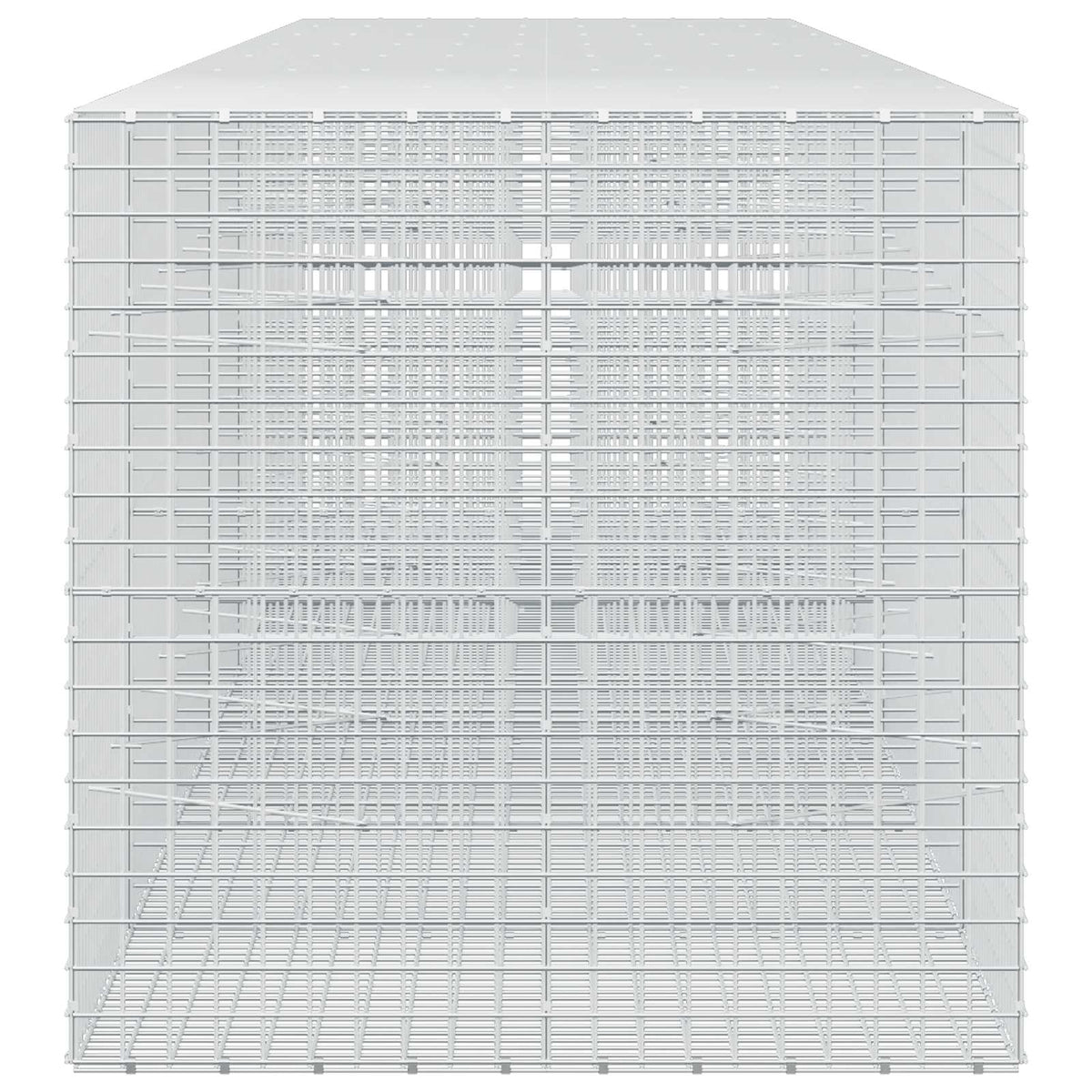vidaXL Gabion z drutu 3,5 mm i siatką 5x5 cm 700x100x100 cm