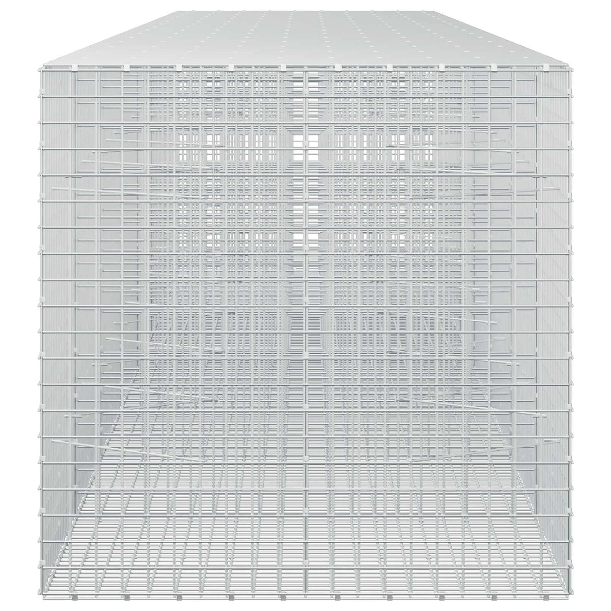vidaXL Gabion z drutu 3,5 mm i siatką 5x5 cm 750x100x100 cm