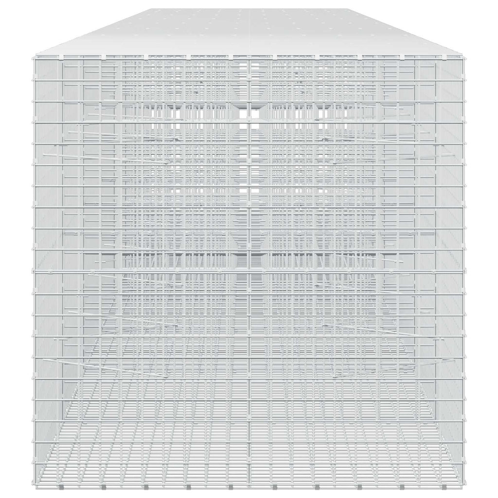 vidaXL Gabion z drutu 3,5 mm i siatką 5x5 cm 800x100x100 cm