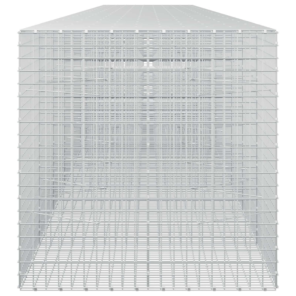 vidaXL Gabion z drutu 3,5 mm i siatką 5x5 cm 1050x100x100 cm