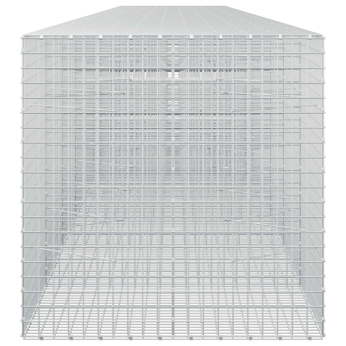 vidaXL Gabion z drutu 3,5 mm i siatką 5x5 cm 1050x100x100 cm