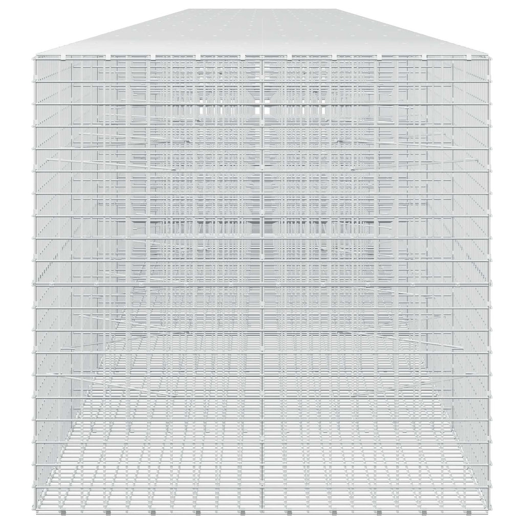 vidaXL Gabion z drutu 3,5 mm i siatką 5x5 cm 1100x100x100 cm