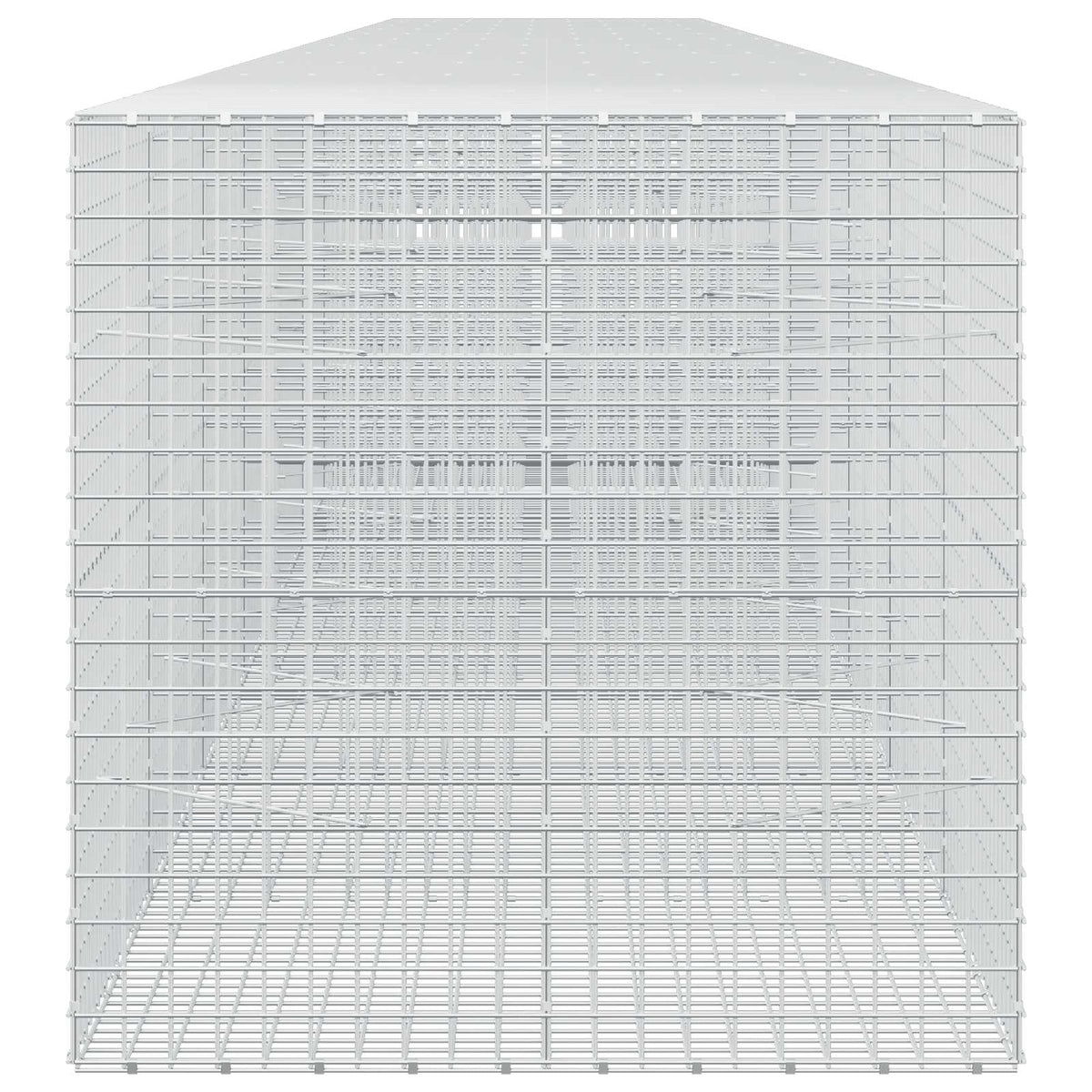 vidaXL Gabion z drutu 3,5 mm i siatką 5x5 cm 1100x100x100 cm