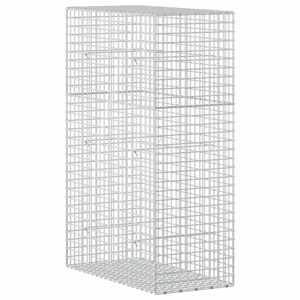 vidaXL Gabion z drutu 3,5 mm i siatką 5x5 cm 50x100x150 cm