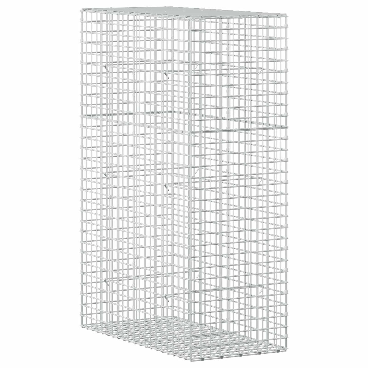 vidaXL Gabion z drutu 3,5 mm i siatką 5x5 cm 50x100x150 cm