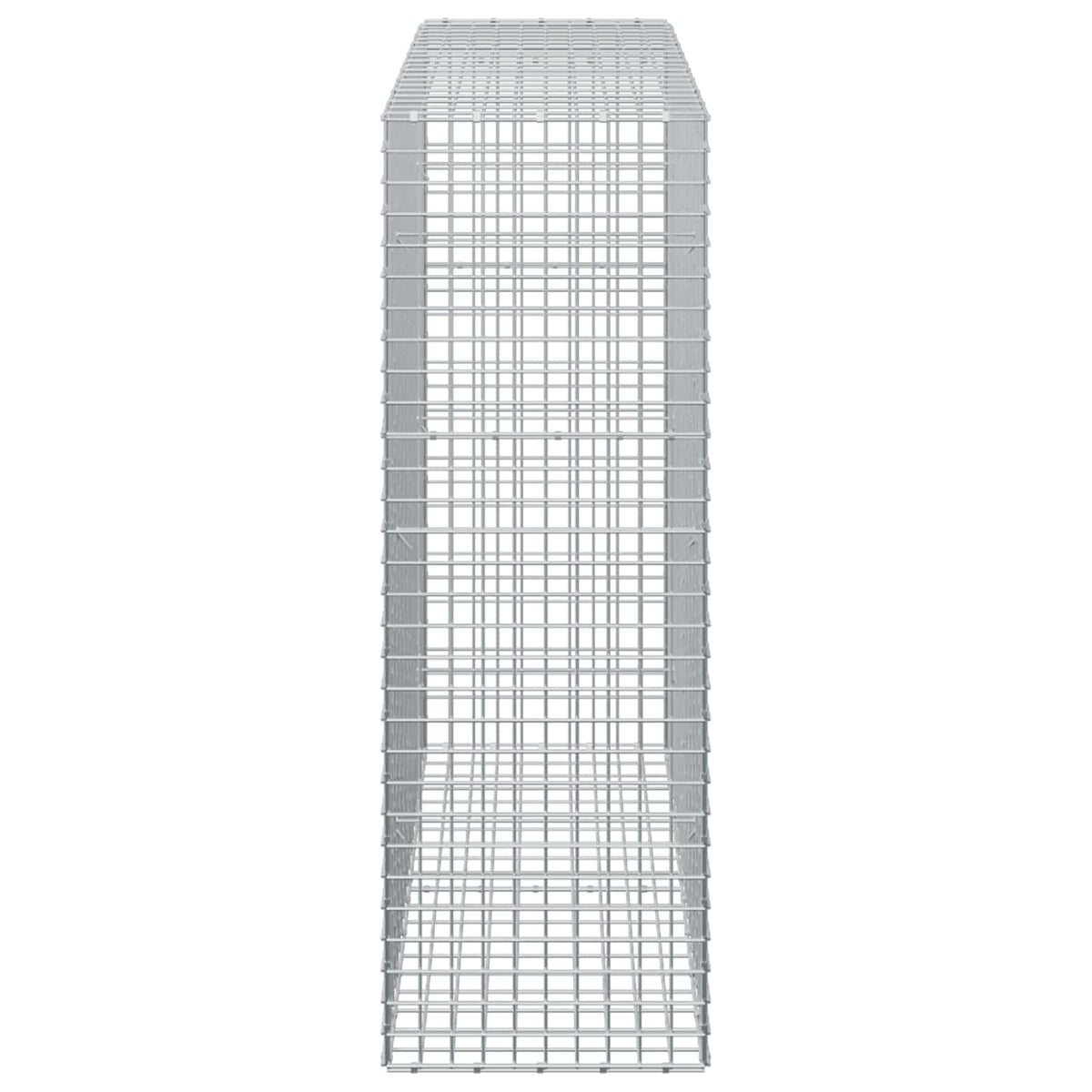 vidaXL Gabion z drutu 3,5 mm i siatką 5x5 cm 50x100x150 cm