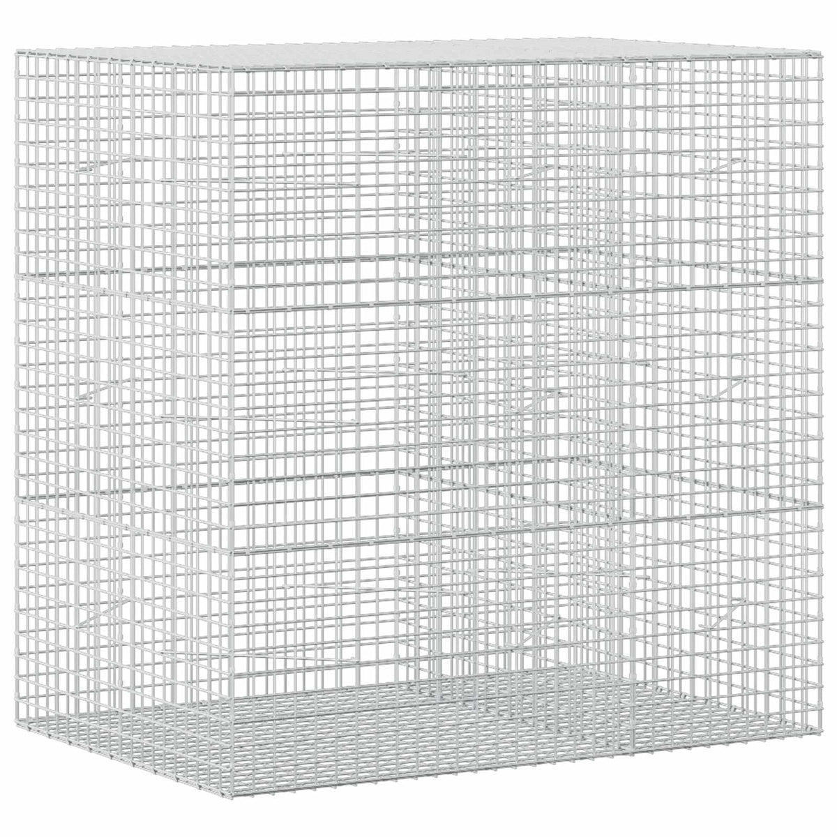 vidaXL Gabion z drutu 3,5 mm i siatką 5x5 cm 150x100x150 cm
