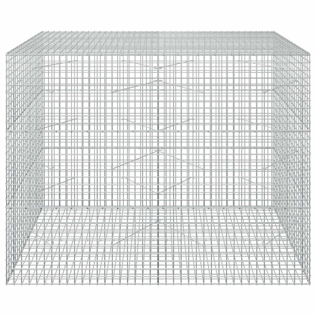 vidaXL Gabion z drutu 3,5 mm i siatką 5x5 cm 200x100x150 cm
