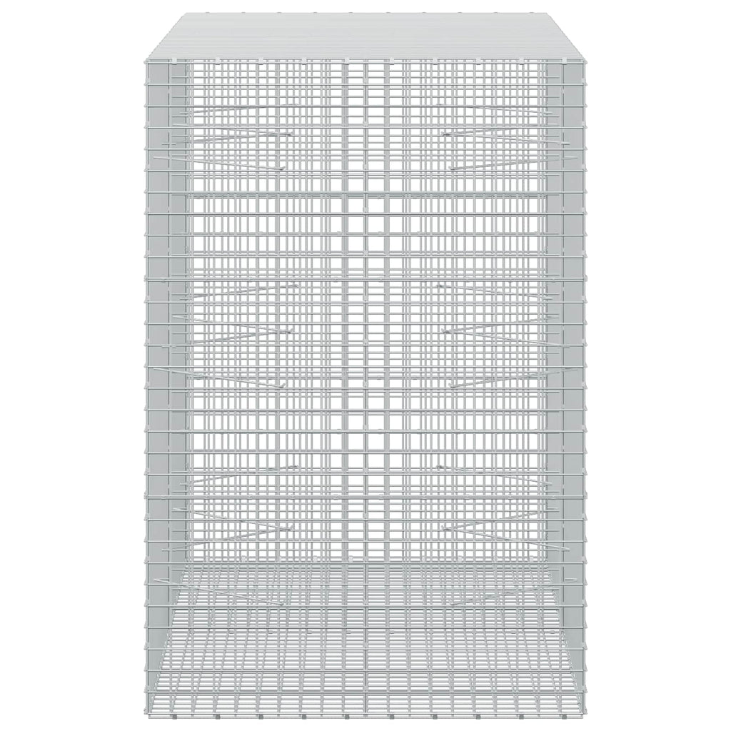 vidaXL Gabion z drutu 3,5 mm i siatką 5x5 cm 200x100x150 cm