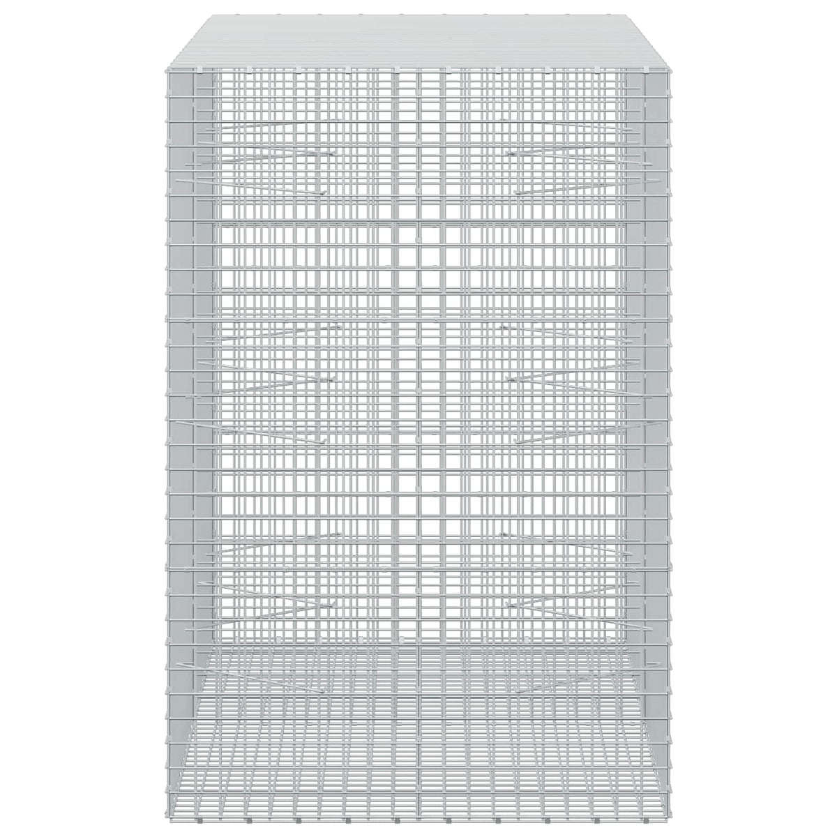 vidaXL Gabion z drutu 3,5 mm i siatką 5x5 cm 200x100x150 cm