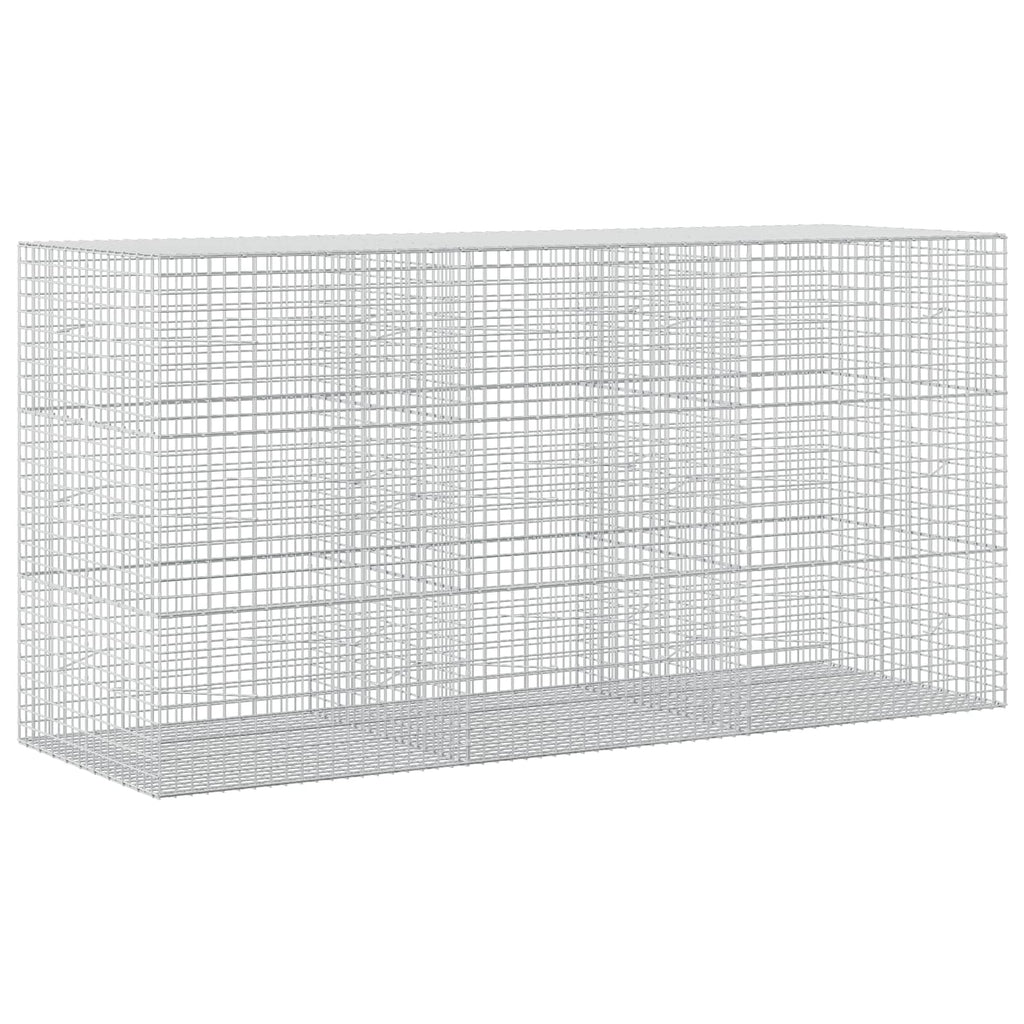 vidaXL Gabion z drutu 3,5 mm i siatką 5x5 cm 300x100x150 cm