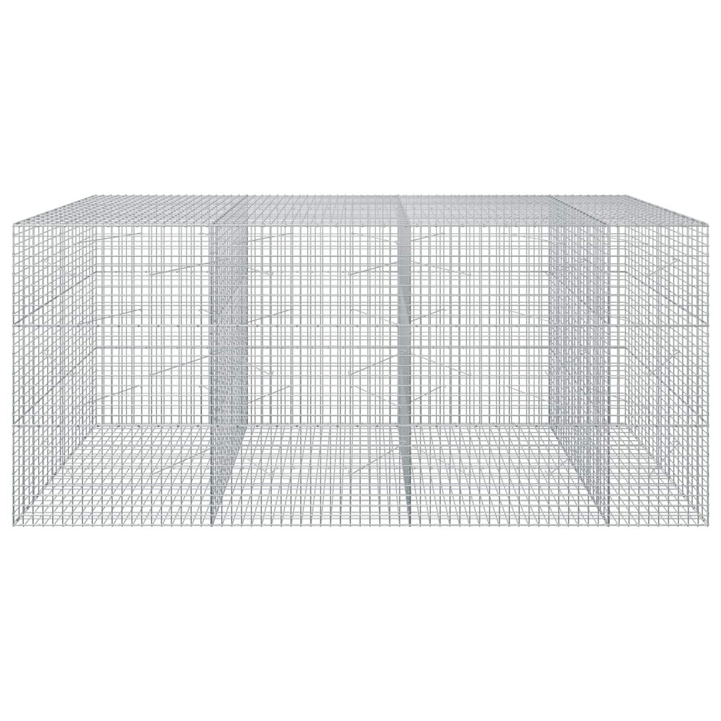 vidaXL Gabion z drutu 3,5 mm i siatką 5x5 cm 350x100x150 cm