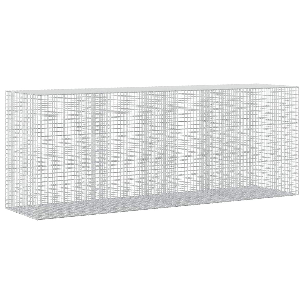 vidaXL Gabion z drutu 3,5 mm i siatką 5x5 cm 400x100x150 cm
