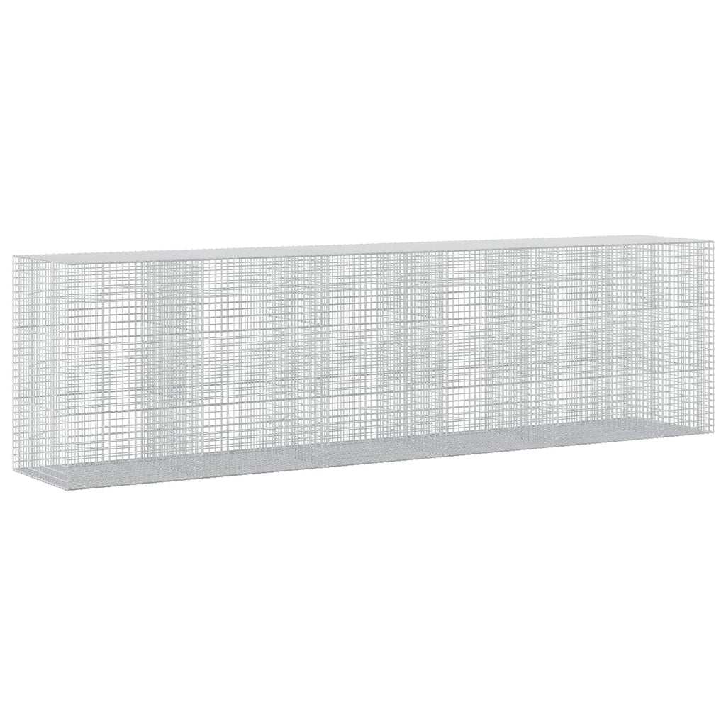 vidaXL Gabion z drutu 3,5 mm i siatką 5x5 cm 550x100x150 cm