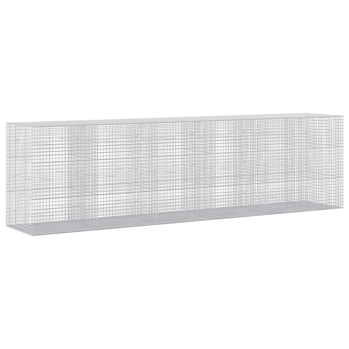 vidaXL Gabion z drutu 3,5 mm i siatką 5x5 cm 550x100x150 cm
