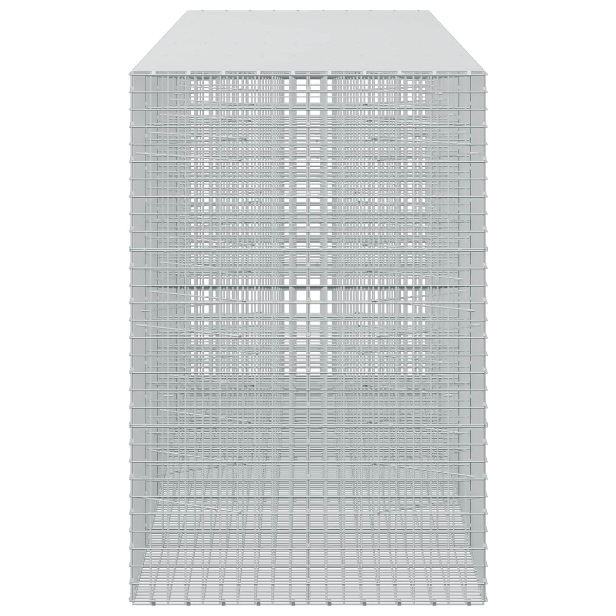 vidaXL Gabion z drutu 3,5 mm i siatką 5x5 cm 550x100x150 cm
