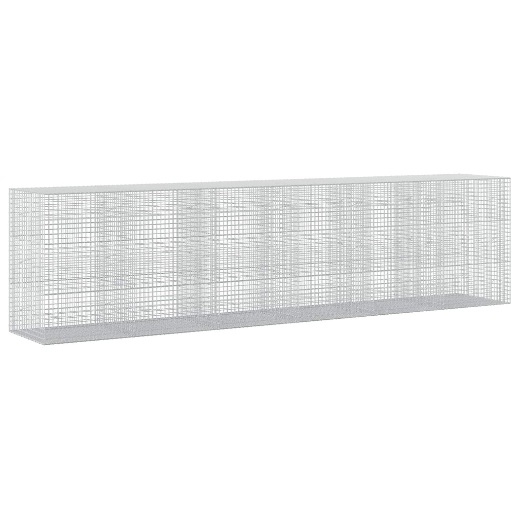 vidaXL Gabion z drutu 3,5 mm i siatką 5x5 cm 600x100x150 cm