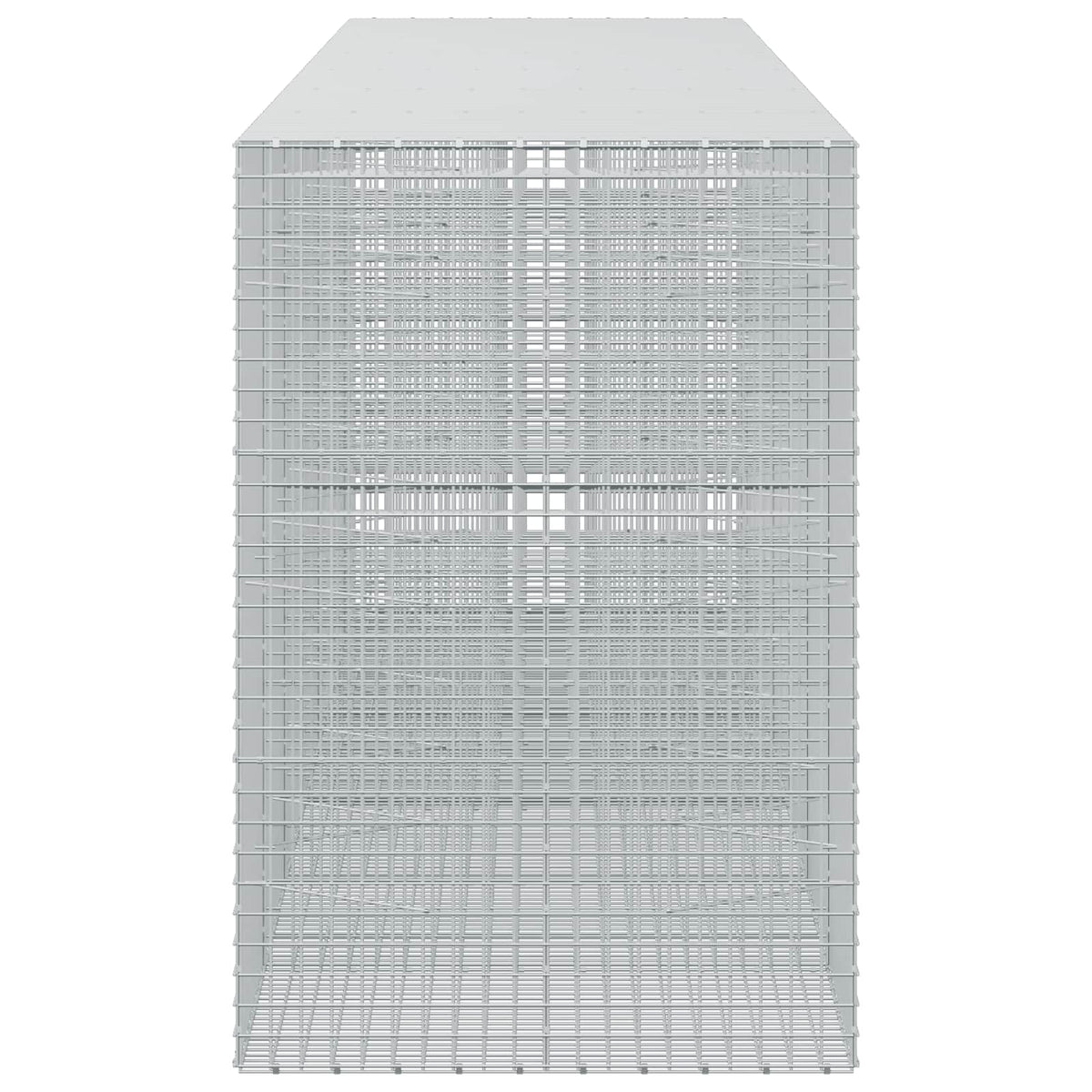 vidaXL Gabion z drutu 3,5 mm i siatką 5x5 cm 650x100x150 cm