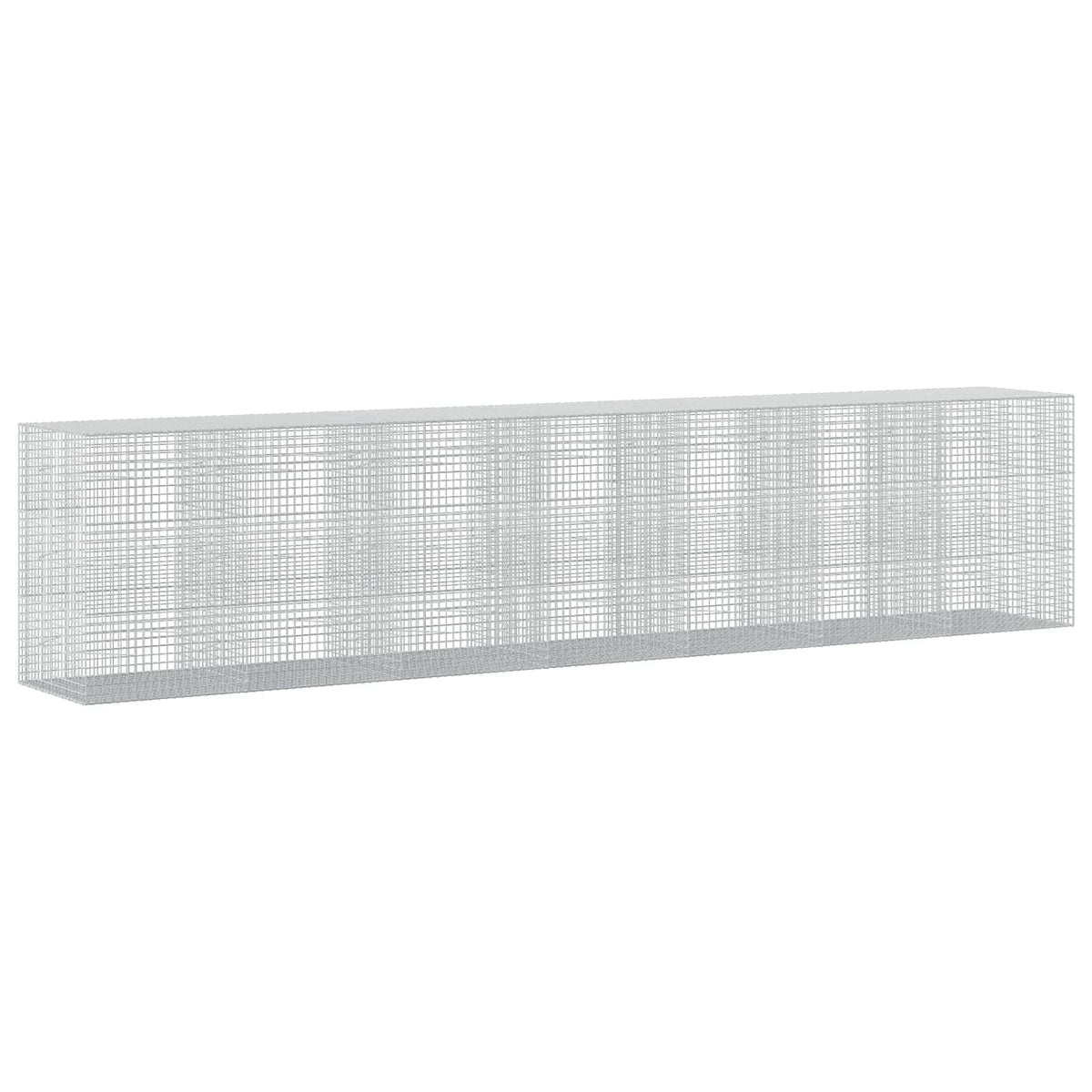 vidaXL Gabion z drutu 3,5 mm i siatką 5x5 cm 700x100x150 cm