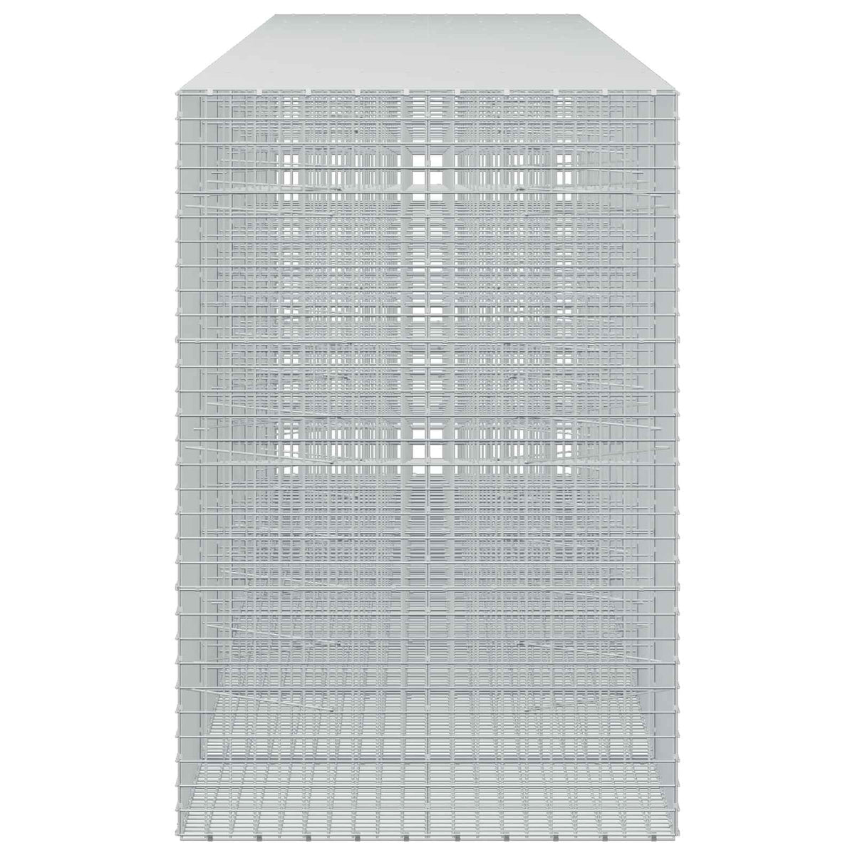 vidaXL Gabion z drutu 3,5 mm i siatką 5x5 cm 700x100x150 cm