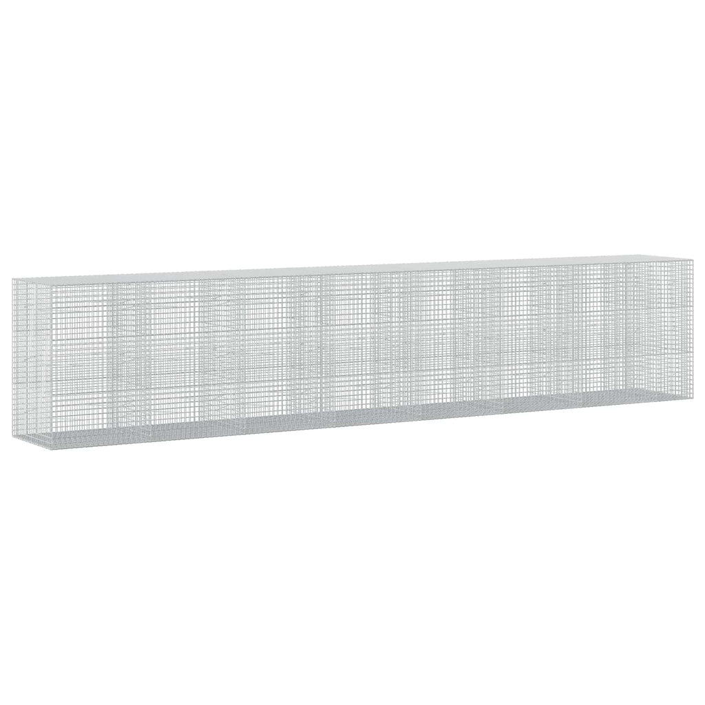 vidaXL Gabion z drutu 3,5 mm i siatką 5x5 cm 750x100x150 cm