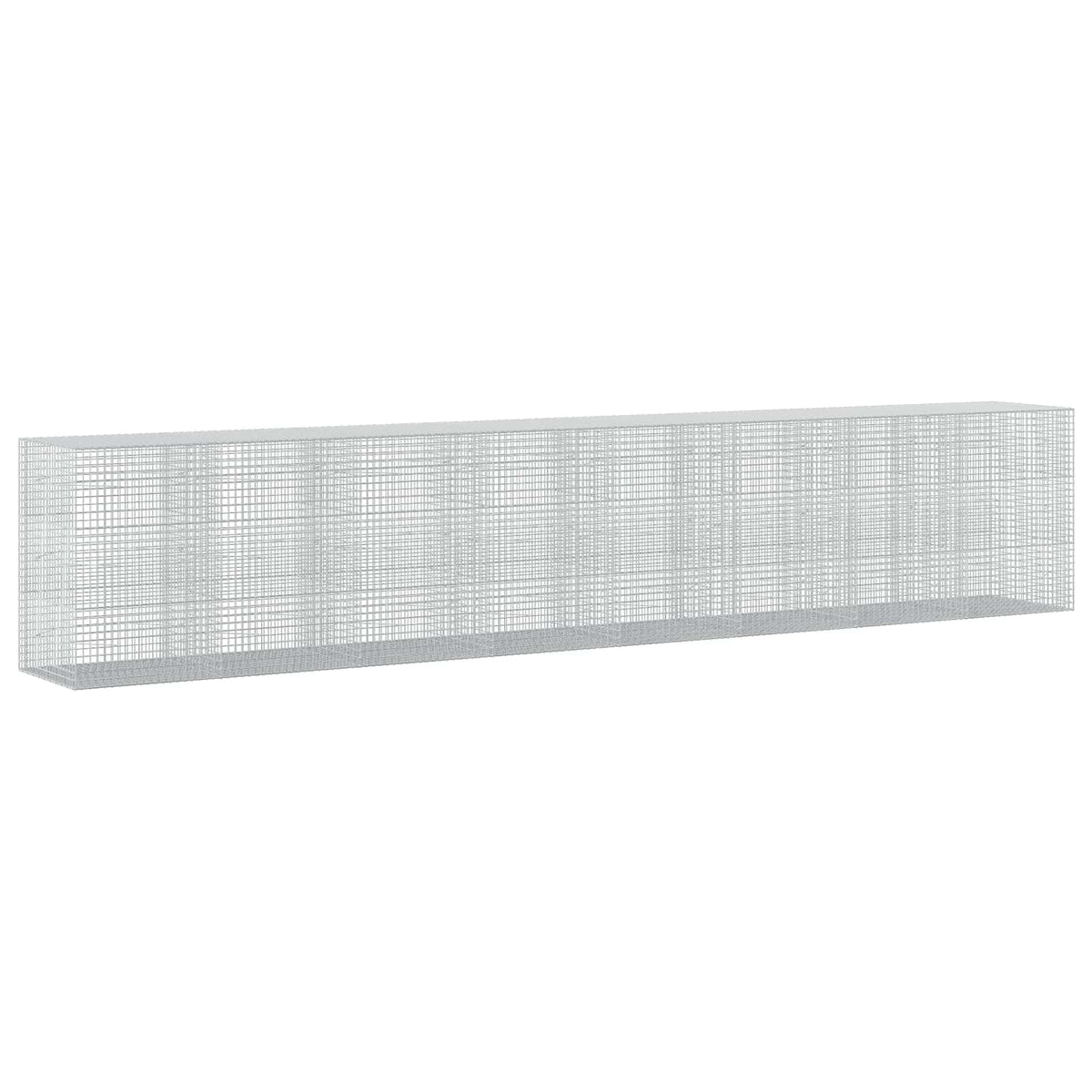 vidaXL Gabion z drutu 3,5 mm i siatką 5x5 cm 800x100x150 cm