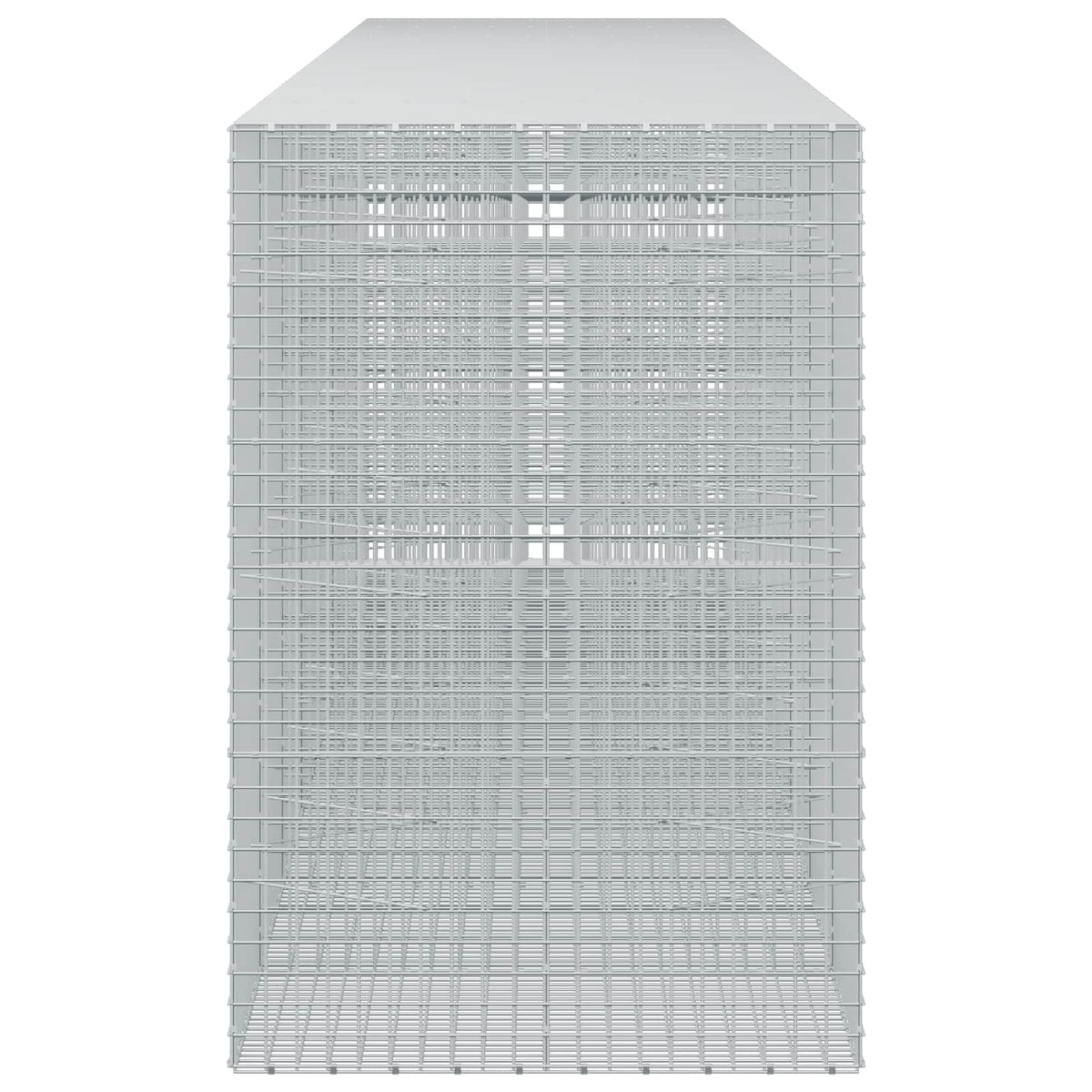 vidaXL Gabion z drutu 3,5 mm i siatką 5x5 cm 800x100x150 cm