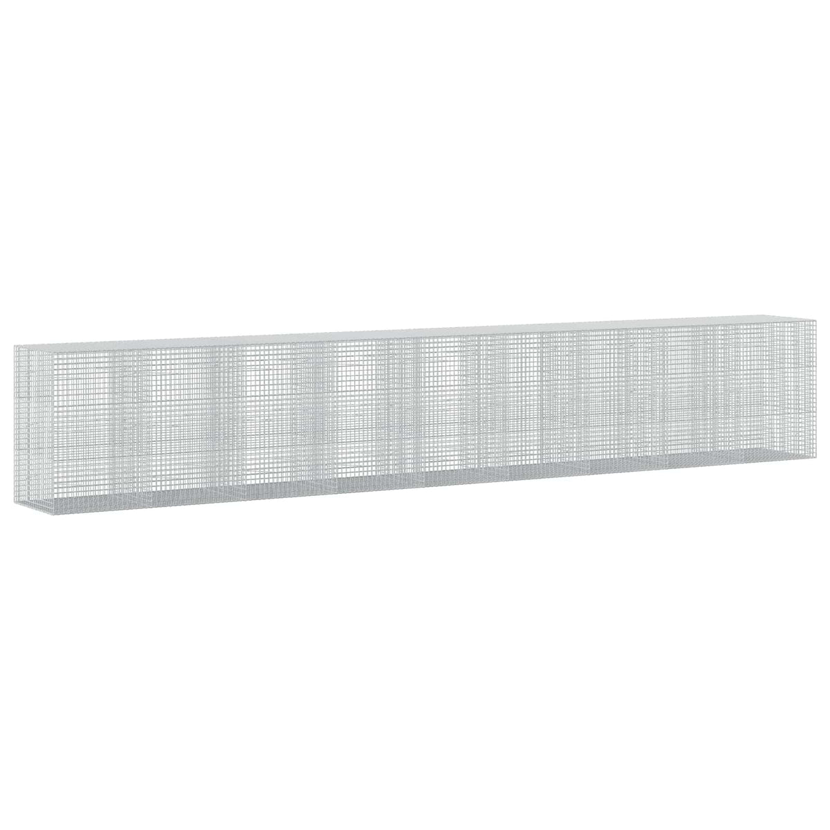 vidaXL Gabion z drutu 3,5 mm i siatką 5x5 cm 900x100x150 cm