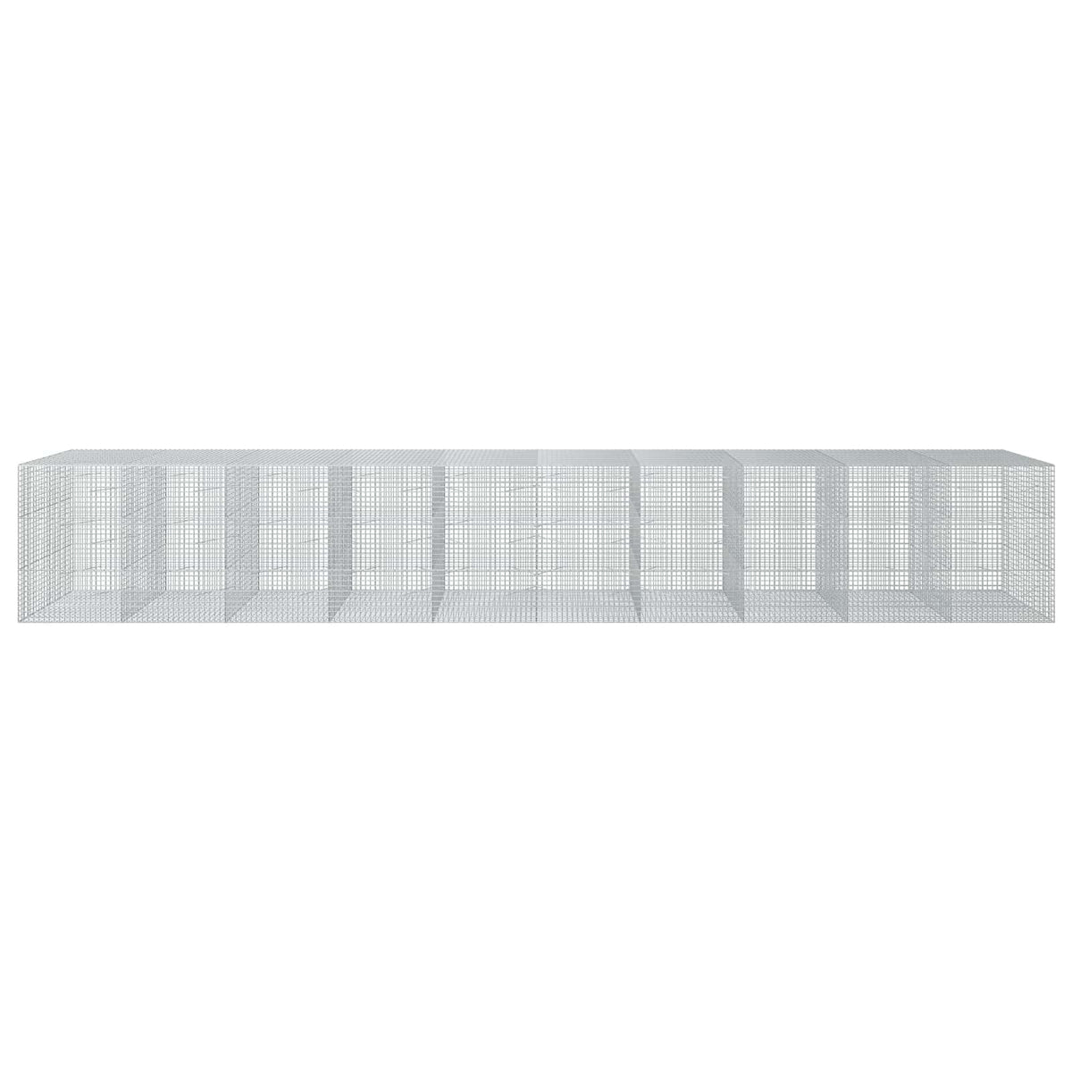 vidaXL Gabion z drutu 3,5 mm i siatką 5x5 cm 1000x100x150 cm