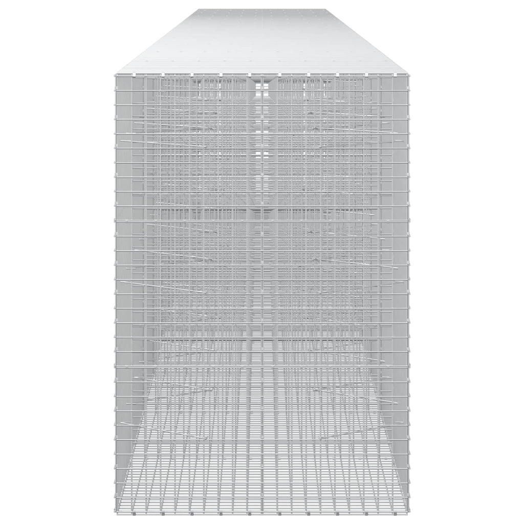 vidaXL Gabion z drutu 3,5 mm i siatką 5x5 cm 1150x100x150 cm